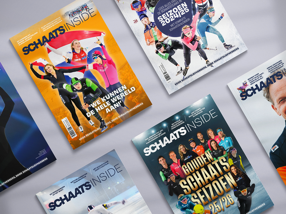 SchaatsInside magazine 2025 - cover - ontwerp bliidd
