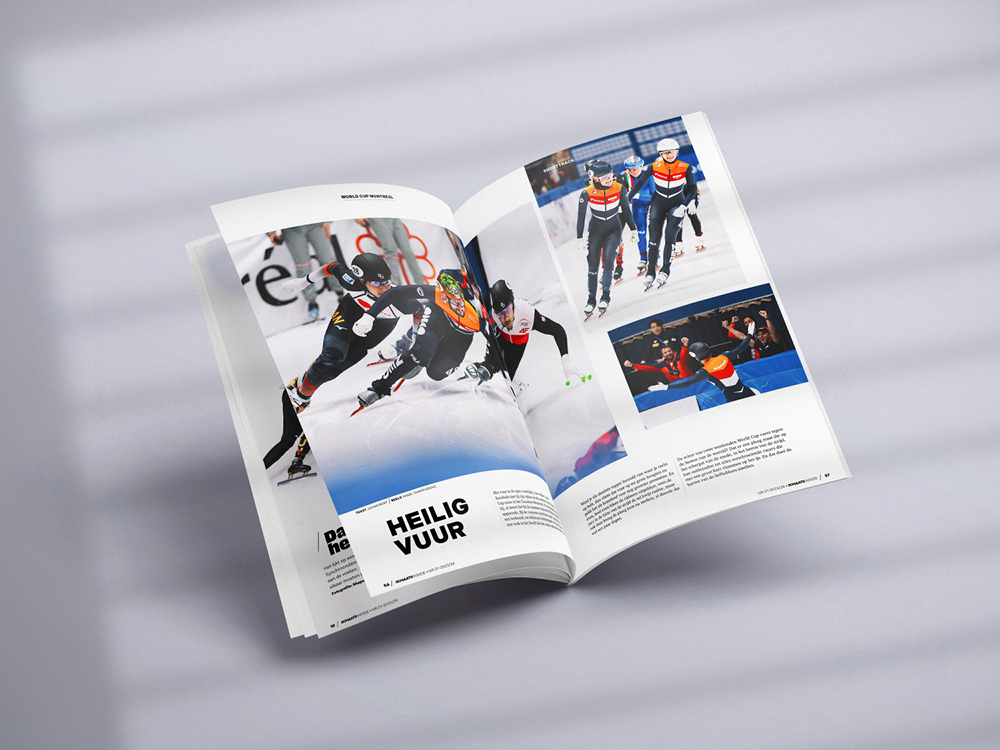 SchaatsInside magazine 2025 - editorial design - bliidd - shorttrack