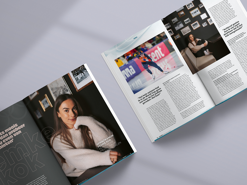 bliidd - schaatsinside -2026 - milano2026 - olympische spelen - editorial design - teamnl - femke kok - gouden medialle - ontwerp